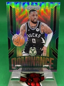 Prizm Dominance Damian Millard #1 Green Prizm Milwaukee Bucks 2023-24 - Imagen 1 de 2