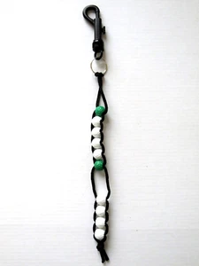 Anhänger Charm mit Perlen 12mm + Verschluss für Taschen usw. - Bild 1 von 5