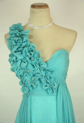 NWT Night Moves Sky $500 Long Dress Prom Formal Evening Gown Size 2 Sleeveles - Image 1 of 4