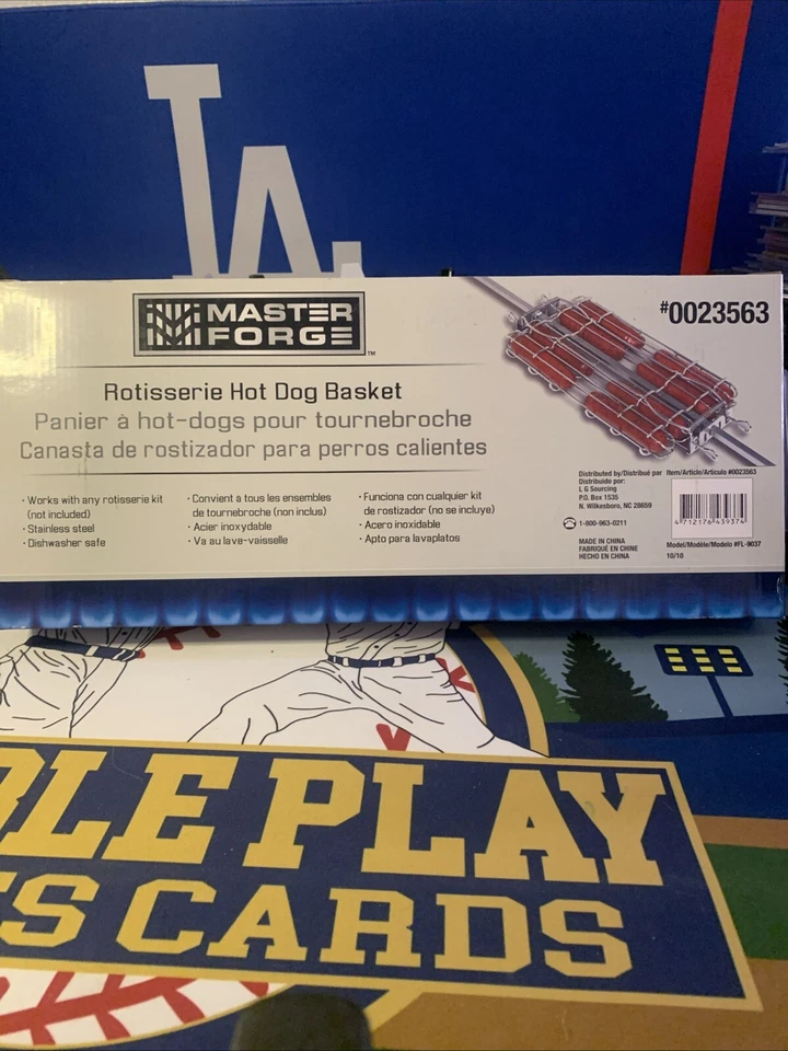 Master Forge Rotisserie Hot Dog Basket - Image 1 of 1