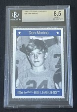 DAN MARINO RARE 1990 Little Football Big Leaguers Miami Dolphins POP 1 BGS 8.5