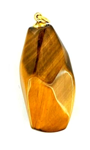 41ct Natural Tiger Eye Pendant Metaphysical Healing Charm Chakra - Picture 1 of 2