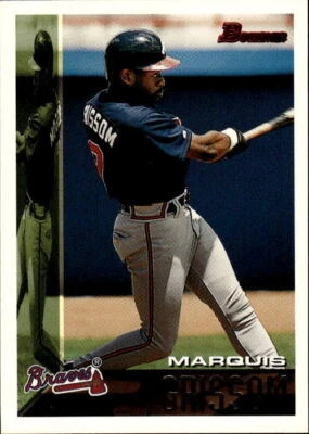 1995 Bowman Marquis Grissom #320 Atlanta Braves - Image 1 of 2