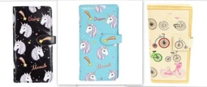 Shagwear Portafoglio Donna, Borsa Grande: Unicorni, Bicicletta - Foto 1 di 7