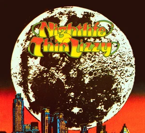 Portada de álbum Thin Lizzy NIGHTLIFE 16x11 impreso por Jim FitzPatrick - Imagen 1 de 4