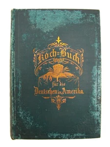 Antique 1879 German American PA Dutch Cook Book KochBuch Henriette Davidis - Picture 1 of 7