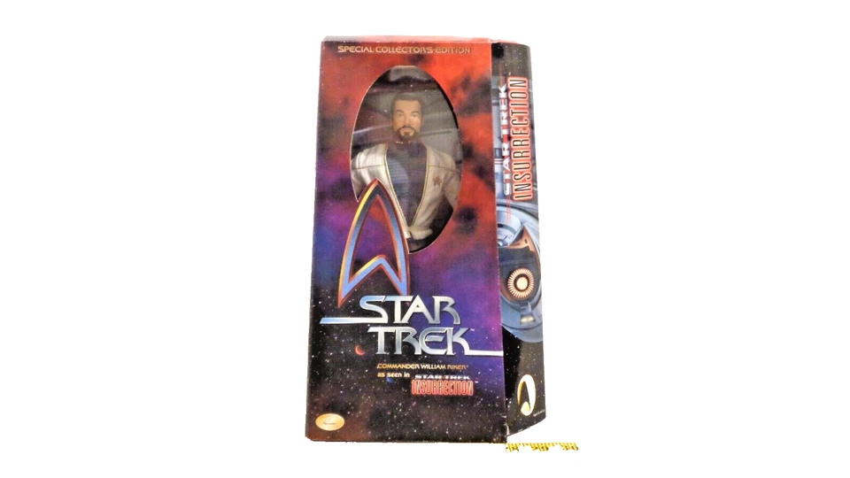 Commander William Riker 12 Doll 1998 as Seen in Star Trek Insurrection NRFB