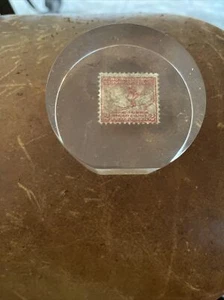 US - 1932 - 2 Cents Carmine Rose Lake Placid Winter Olympics Skiing In Acrylic - Picture 1 of 6
