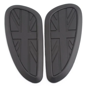 2x Motorcycle Tank Traction Side Pad Gas Fuel Knee Grip Protector Decal UK Flag - Picture 1 of 11