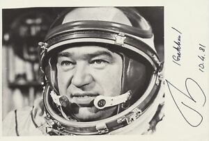 Autogramm Georgi Gretschko (Kosmonaut, Raumfahrt)