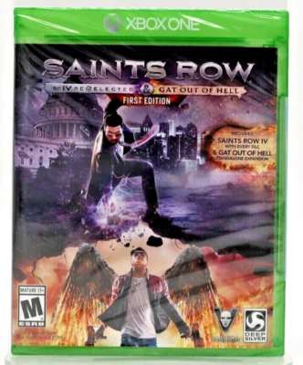 Saints Row IV 4 Re-Elected and Gat Out of Hell Microsoft Xbox One 2015 Brand New - Image 1 of 2