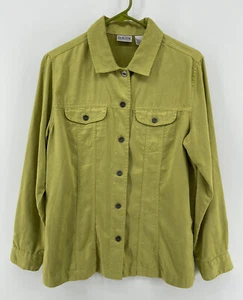 Chicos weiche leichte Jacke Damengröße 1 US Small grün Langarm Knopfleiste - Bild 1 von 9