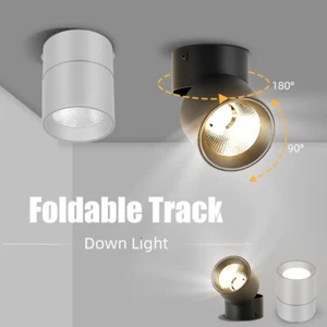 LED Downlight Foldable Spotlight 15W Surface Mounted Warm warm White Day Light - Picture 1 of 21