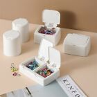 Swab Holder Toothpick Dispenser Desktop Organizer Cosmetic Cotton Storage Box