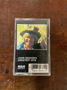 Tape John Denver Greatest Hits Cassette RCA AQK1-0374 RCA Records 1973 - Picture 1 of 4