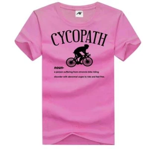 Boys Cycopath Cycling Printed T Shirt Mens Short Sleeve Round Neck Shirt Top - Picture 1 of 17