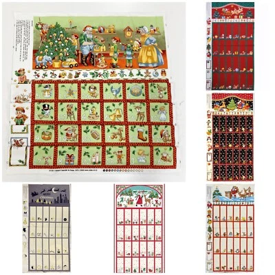 Advent Calendar Panels Christmas Fabric Easy Fold-Up Design- Beginner Friendly! - Image 1 of 4