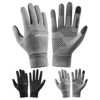 Winter Gloves Touch Screen Windproof Cold Weather Warm Anti-Slip Thermal Gloves - Image 1 of 4