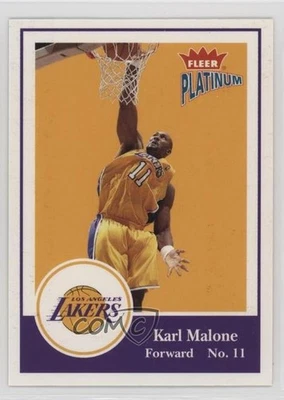 2003-04 Fleer Platinum Karl Malone #14 HOF - Image 1 of 2
