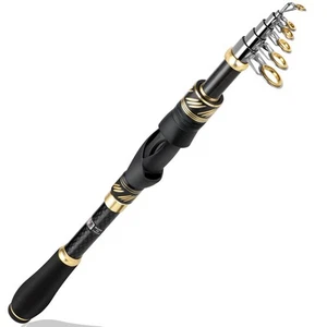 Fishing Pole, Fishing Rod and Reel Combo,Telescopic Fishing Rod Kit with Spin... - Picture 1 of 8