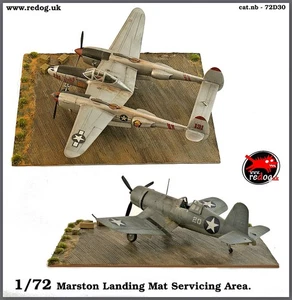 Redog 1/72   Marston Mat /PSP/ Mat - Airplane kits Display Base /D30 - Picture 1 of 2