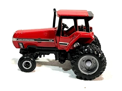 Tractor vintage ERTL Case International escala 1/64 7150 con dobles - diecast Foto 1 de 4