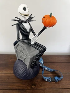 Disney Parks Mickey Not So Scary Halloween Party Jack Skellington Popcorn Bucket - Picture 1 of 11