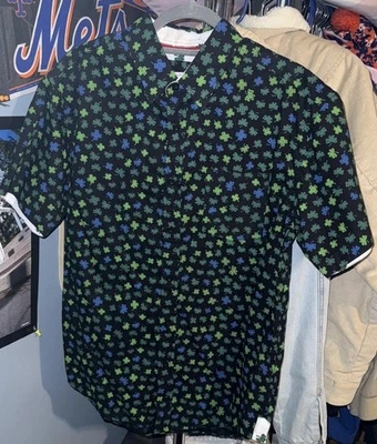 Camisa masculina trevo de quatro folhas Eighth Avenue tamanho G - Imagem 1 de 3