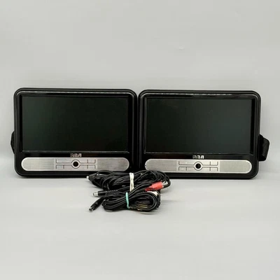 Портативные мобильные DVD-плееры RCA DRC6296 черные 9 дюймов двойной экран протестированы - Изображение 1 из 4