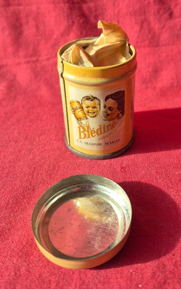 boite cylindrique  / Blédine Jacquemaire " la seconde maman " / boite pleine - Photo 1/3