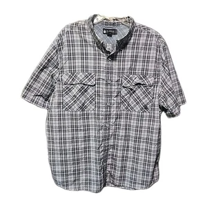 Duluth Trading Alaskan Hardgear Para Hombres Talla 2XL Manga Corta Abotonada Estándar  - Imagen 1 de 8