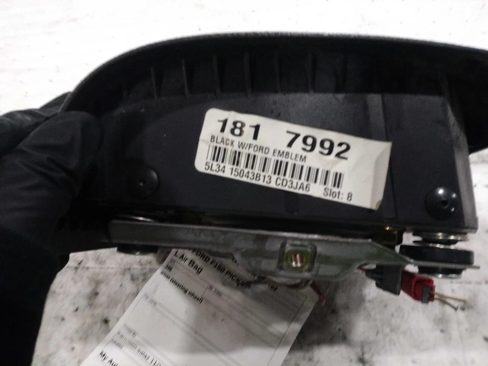 2005 Ford F150 Steering Wheel Air Bag Black OEM Used NJ25-22367-559782 Foto 1 de 4