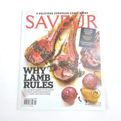 Saveur Magazine Number 123 October 2009 Tuscan Village Feast Heirloom Apples - Image 1 of 2