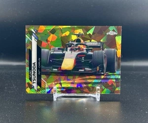 2020 Chrome Sapphire Formula 1 #82 Yuki Tsunoda  Gold Refractor /50 - Picture 1 of 2