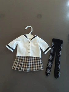 American Girl Puppenkleidung hausgemacht 18" Schulmädchen Outfit AG Puppenkleidung M60 - Bild 1 von 6