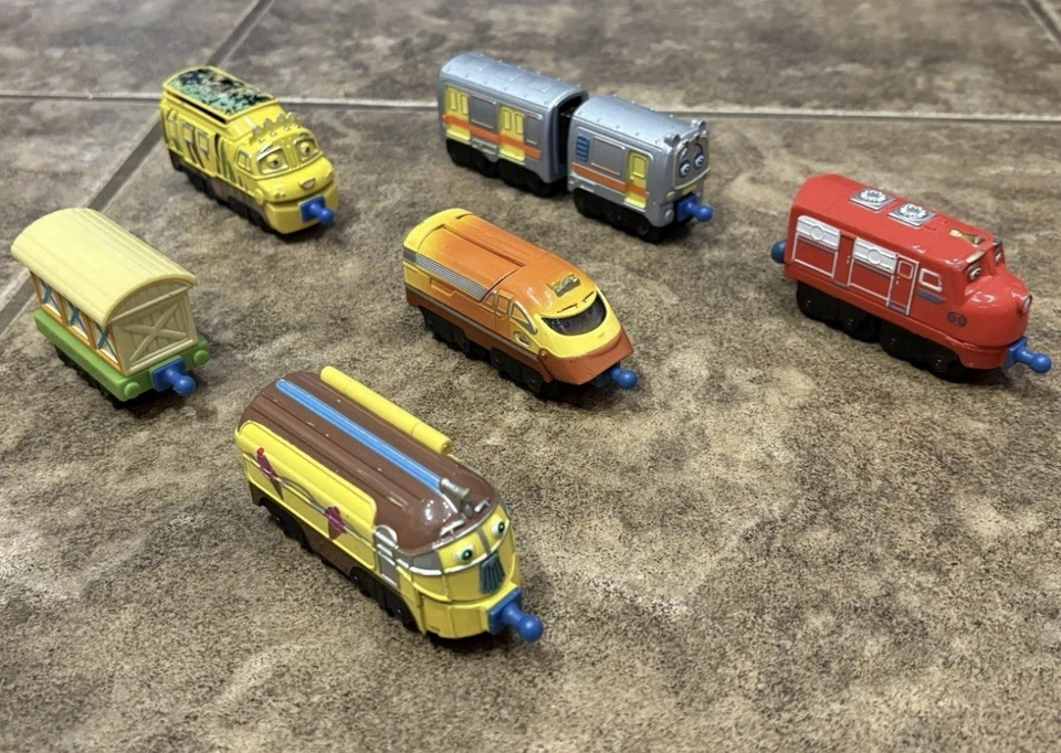 Disney Chuggington Diecast Metal Trains Group Lote Juego de 6 Foto 1 de 3