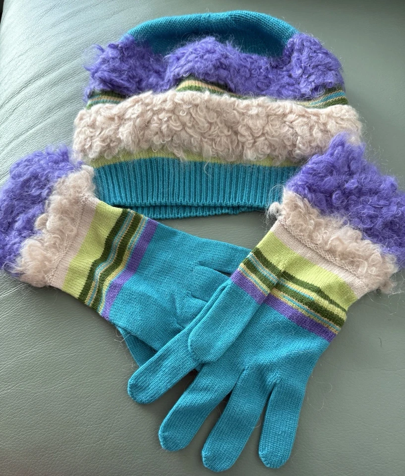 Женская шляпа и перчатки Missoni набор из 2 кубиков размер M - Изображение 1 из 4