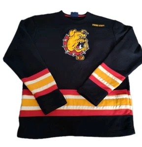 Champion Heritage Ferris State Bulldogs Hockey Pullover Sweatshirt gestreift Gr. M - Bild 1 von 17