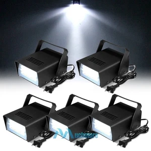 LED White Stage Strobe Flashing Lights for Halloween Xmas Party DJ Disco Lights - Picture 1 of 19