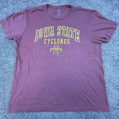Camiseta Iowa State CYclones para hombre talla XL Rojo Sin etiquetas Suave Ligero Confort NCAA Foto 1 de 4