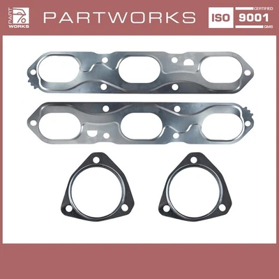 4x Gasket Exhaust Manifold for Porsche 997 Carrera 987 Boxster Cayman Set Elring - Image 1 of 4