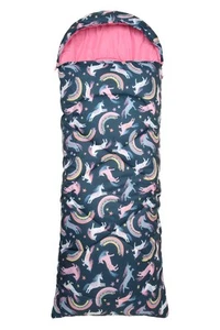 Mountain Warehouse Kids Sleeping Bag 2 Season Camping Childrens Girls Boys - Picture 1 of 27