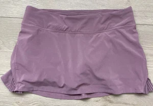 💕Lululemon Play Off The Pleats Skirt 13" Size 10 Mauve Tennis/Running/Gym - Picture 1 of 7