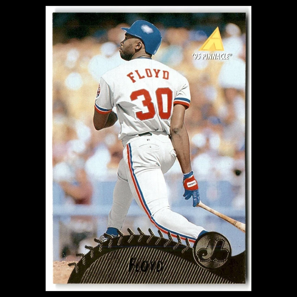 Cliff Floyd #8 1995 Pinnacle Montreal Expos Baseball Card MLB NM - Image 1 of 3
