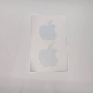 2 Offizielle Apple Logo Aufkleber Sticker (X-Large Größe) Original - Bild 1 von 3