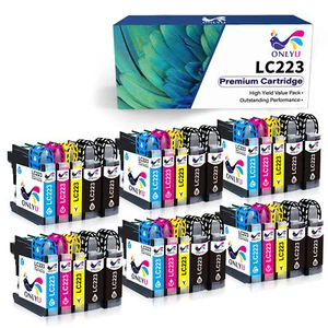 TINTE PATRONEN Kompatibel für Brother LC223 MFC-J1140W DCP-J4120DW MFC-J4420DW - Bild 1 von 19