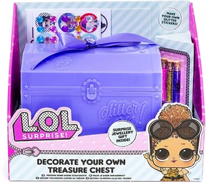 Decorate Your Own Treasure Chest With Surprise Jewellery Gift- L.O.L Surprise - Picture 1 of 2