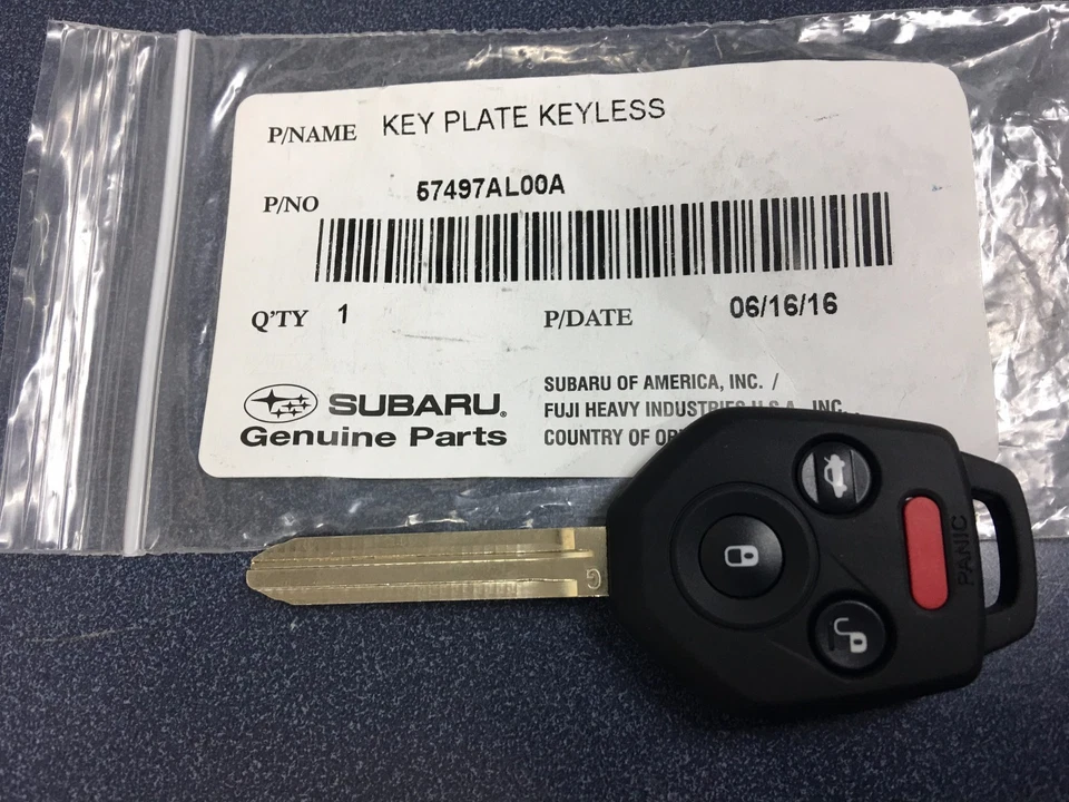 Mando a distancia sin llave de repuesto original Subaru 2015-2017 Legacy Outback 57497AL00A Foto 1 de 1