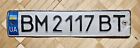 Altes ukrainisches Autokennzeichen Nummernschild Blechschild 