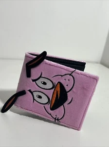 Courage The Cowardly Dog Geldbörse mit Doppelfaltung und Kunstfell Retro - Bild 1 von 3